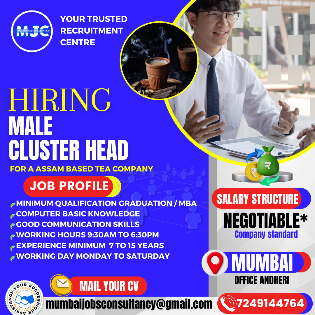 WE'RE HIRING Mumbai Job Consultancy Is professional employment centre