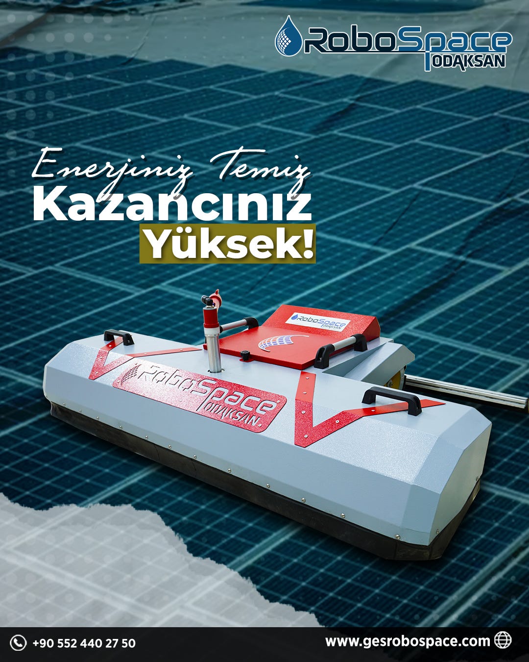 Robospace Güneş Paneli Temizleme Makineleri ile Maksimum Verim