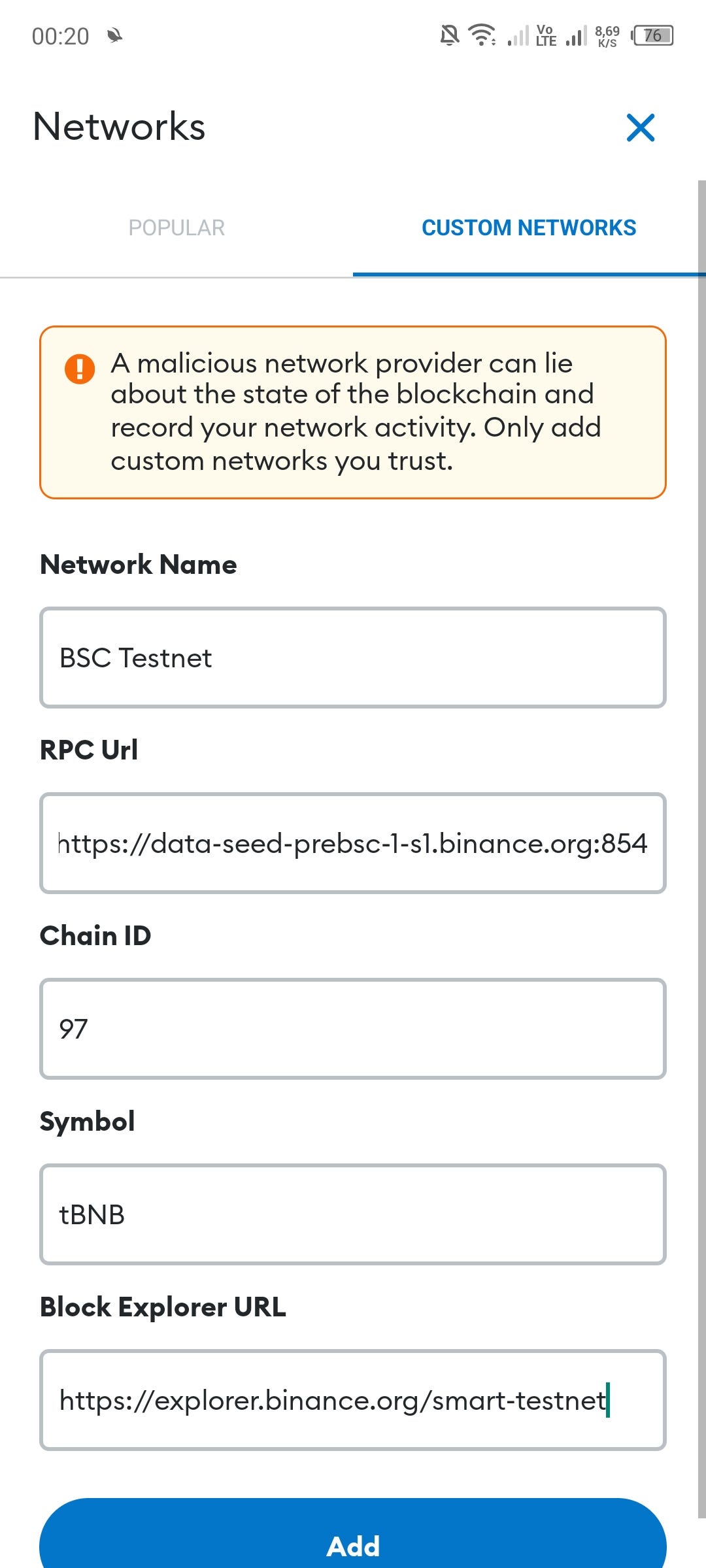How to add a network to Metamask for the Ambit Finance testnet? - Ji1n -  Medium