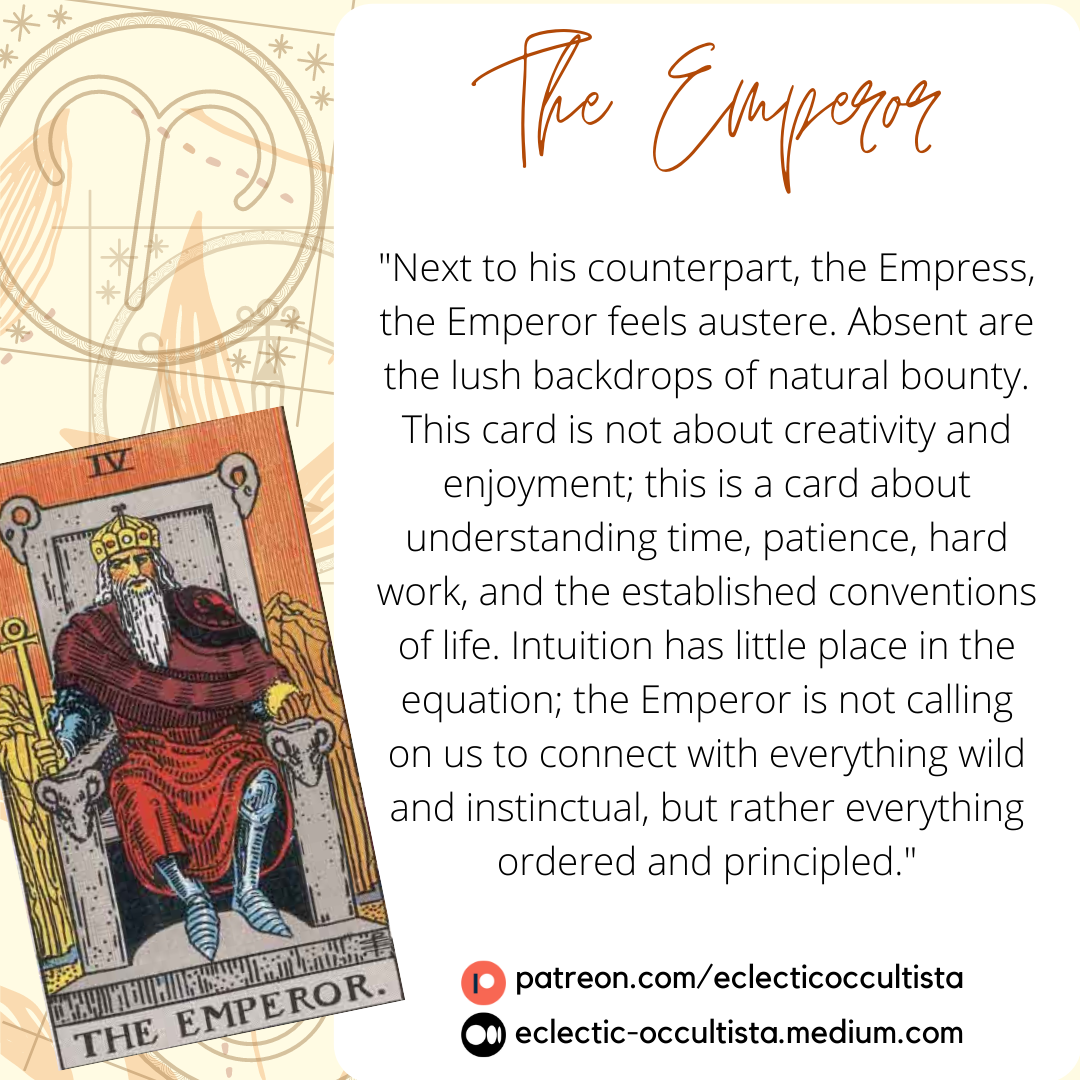 The Emperor in the Tarot and the Senex Archetype | by Eclectic Occultista |  Medium