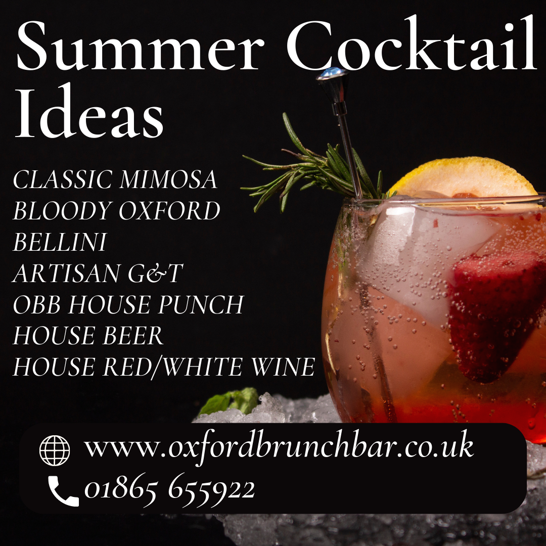 SUMMER DRINK BAR IN OXFORD Sipping on this refreshing glass of wine