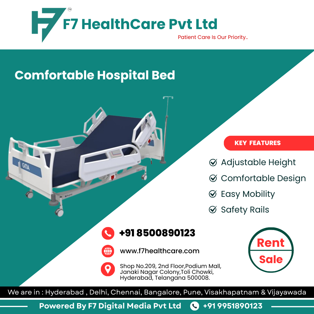Enhancing Patient Care at Home: Patient Bed Rental and Sale by F7 Healthcare