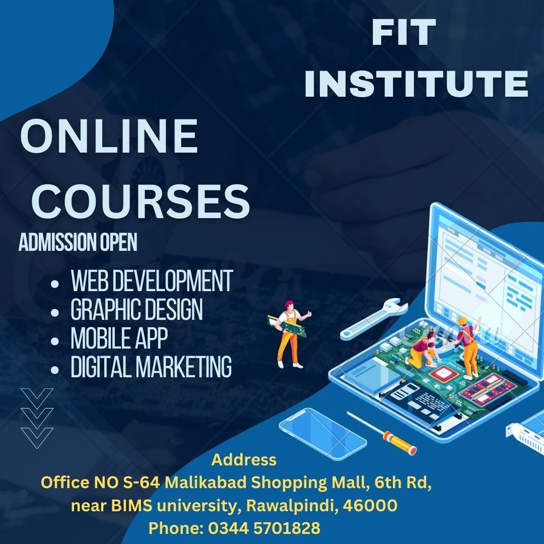 Fit Computer Institute In Rawalpindi By Fit Computer Institute Sep 2023 Medium Fit Computer Institute In Rawalpindi By Fit Computer Institute Sep 2023 Medium