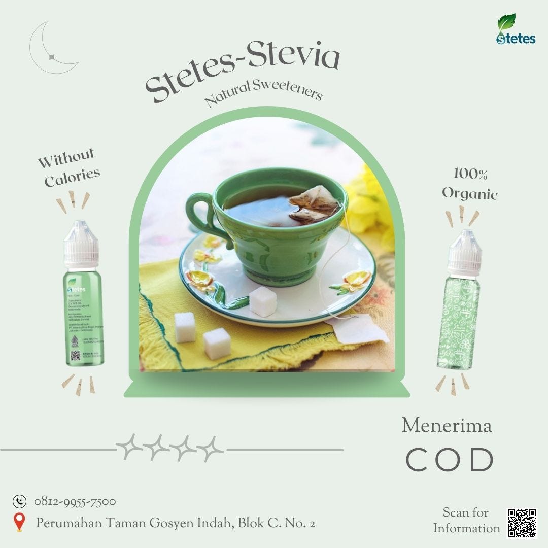 Penjual Resmi Stetes Stevia Termurah Untuk Diet Diabetes Luwu Timur