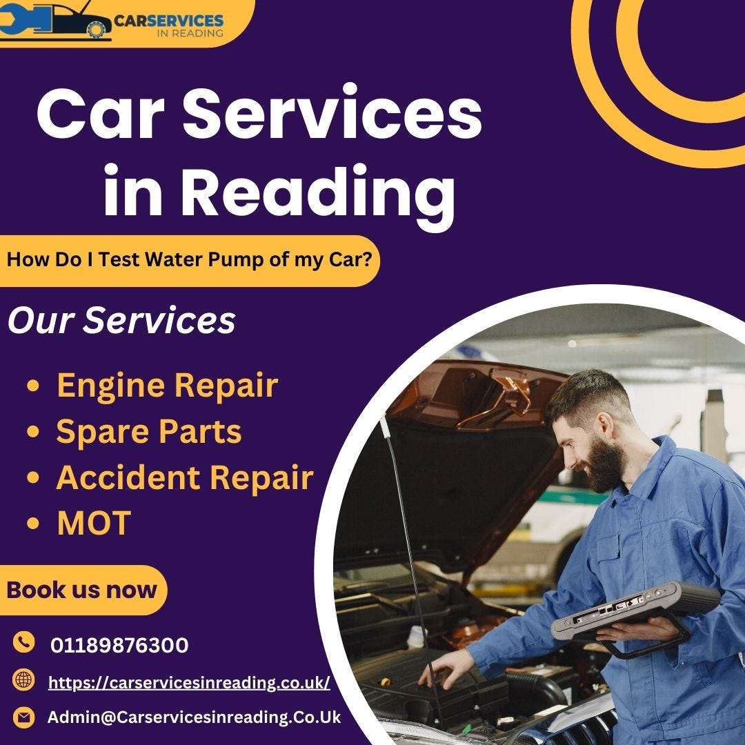 How To Test A Water Pump On A Vehicle