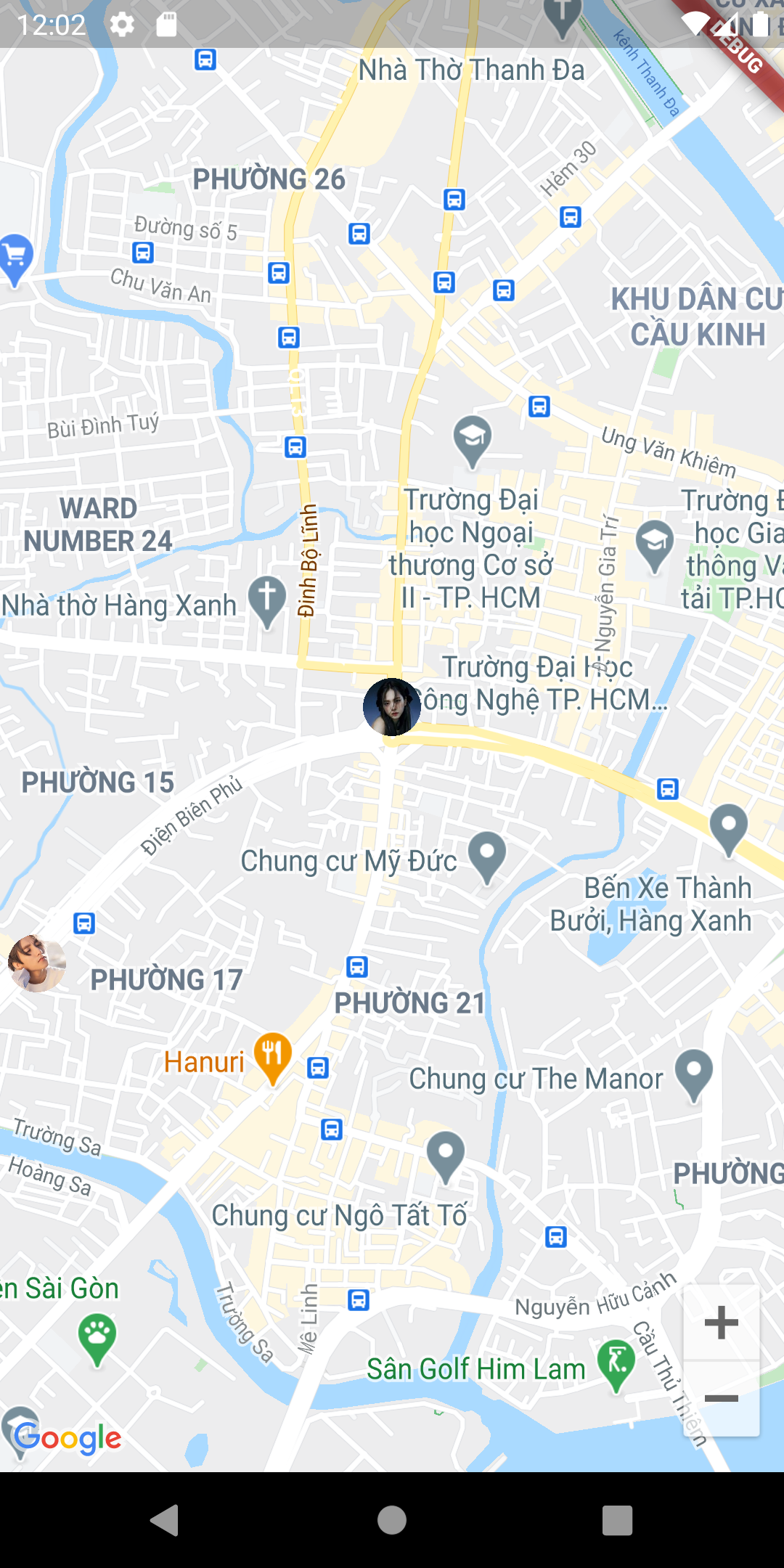 Draw markers on Google Maps by using Widget as icon by Martin Nguyen