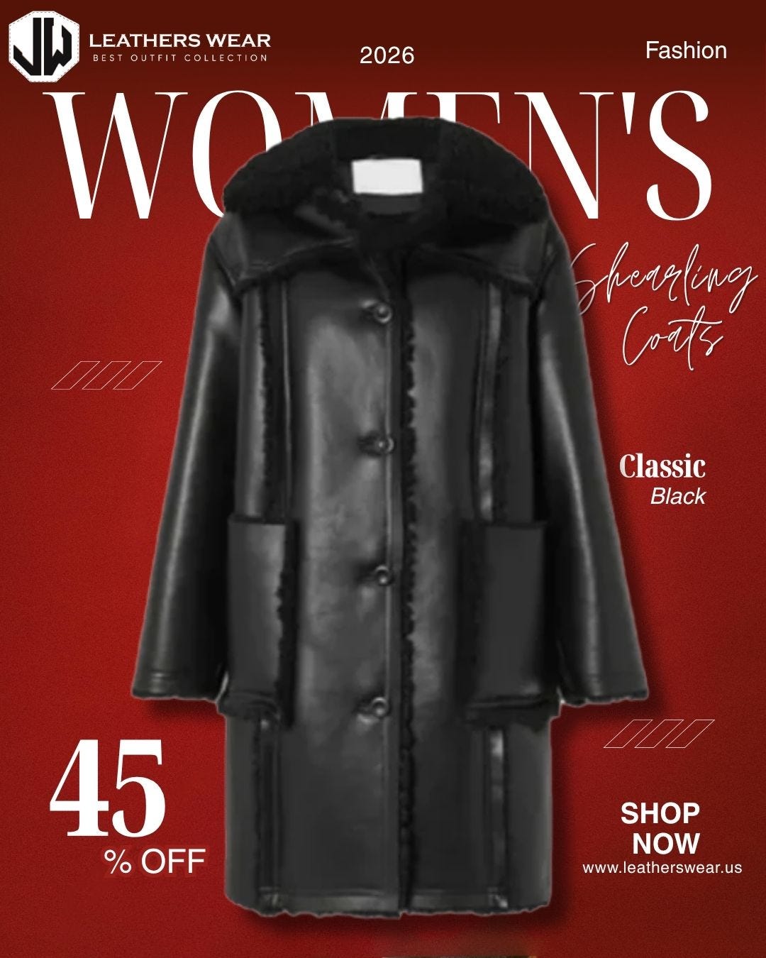 Why Every Woman Needs a Black Shearling Coat in Her Winter Wardrobe
