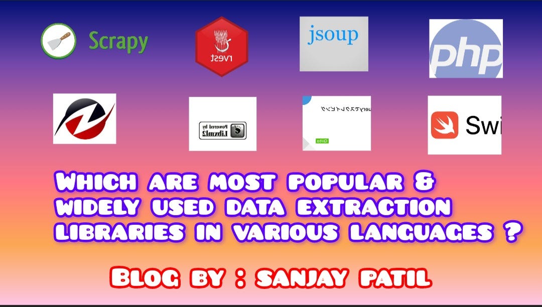 Exploring the Most Popular Data Extraction Libraries Across Various ...