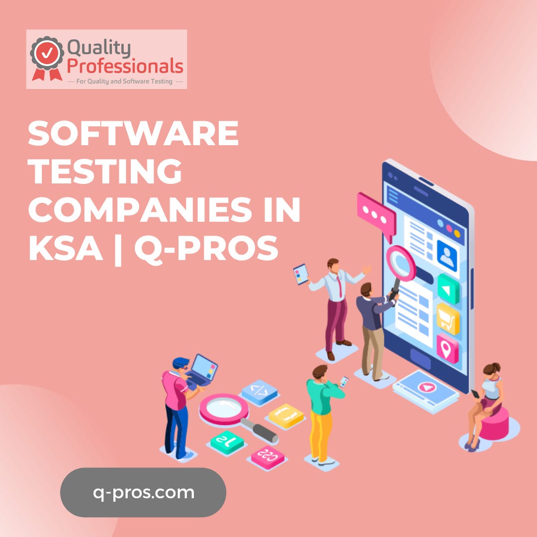 Quality Professionals provides software testing services, mobile app