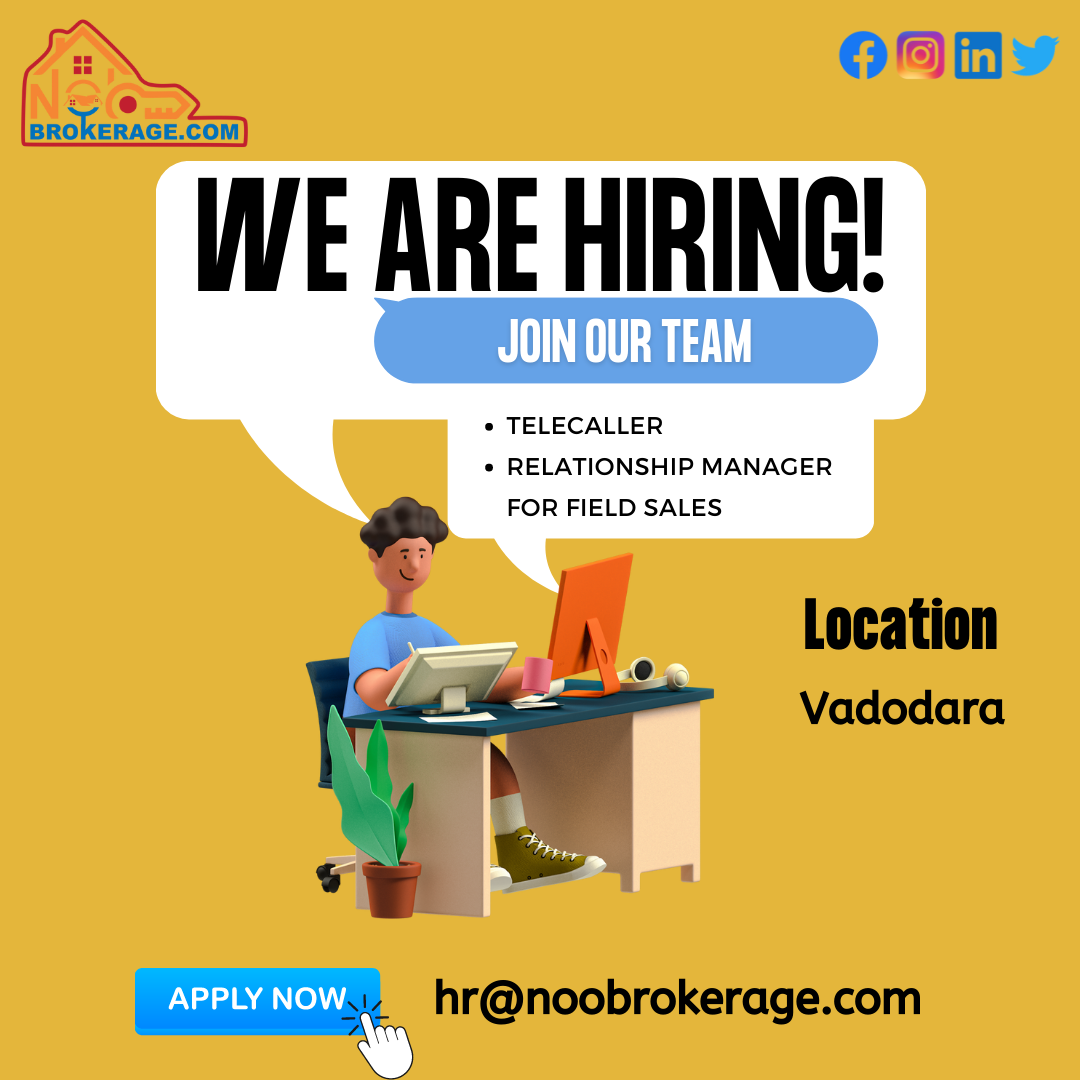 Hiring for Telecaller and Field Sales Noo Brokerage Medium