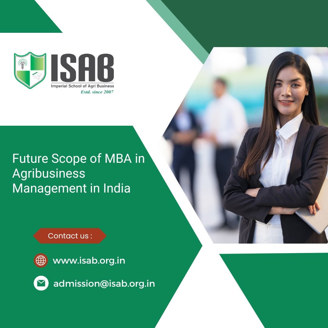 Future Scope of MBA in Agribusiness Management in India Imperial