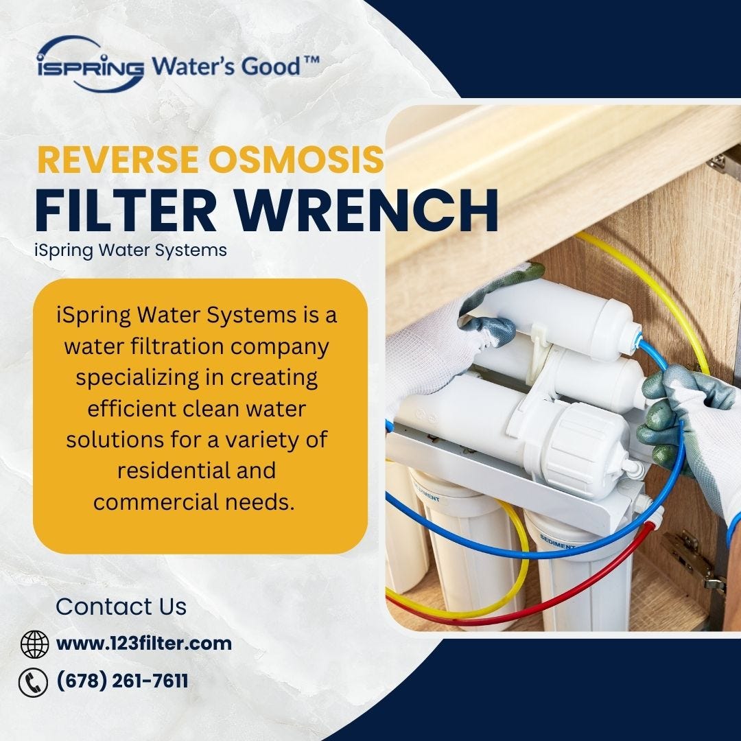 Reverse Osmosis Filter Wrench - iSpring Water Systems - Medium