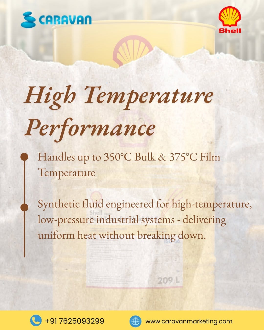 Heat Transfer Oils in Bangalore — High-Performance Shell Industrial Lubricants
