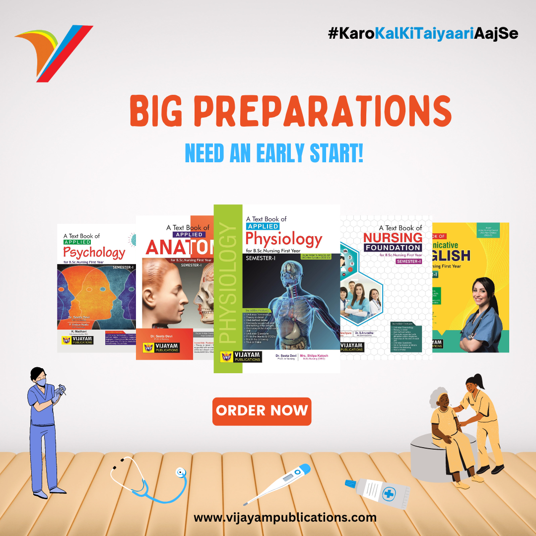 BEST BSC NURSING BOOKS IN VIJAYAWADA Vijayam Publications Medium