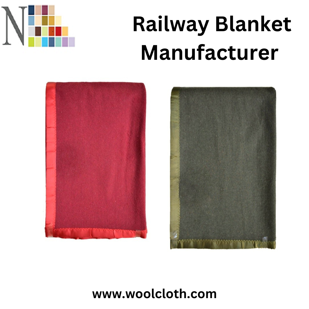 Railway Blanket Manufacturer National Woollen & Finishers Wool