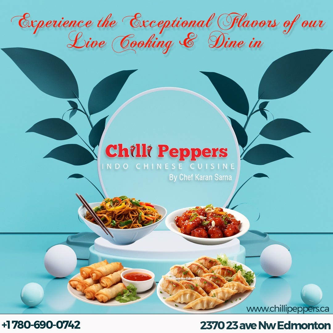 Unveiling the Culinary Magic IndoChinese Delight in Meadows, Edmonton