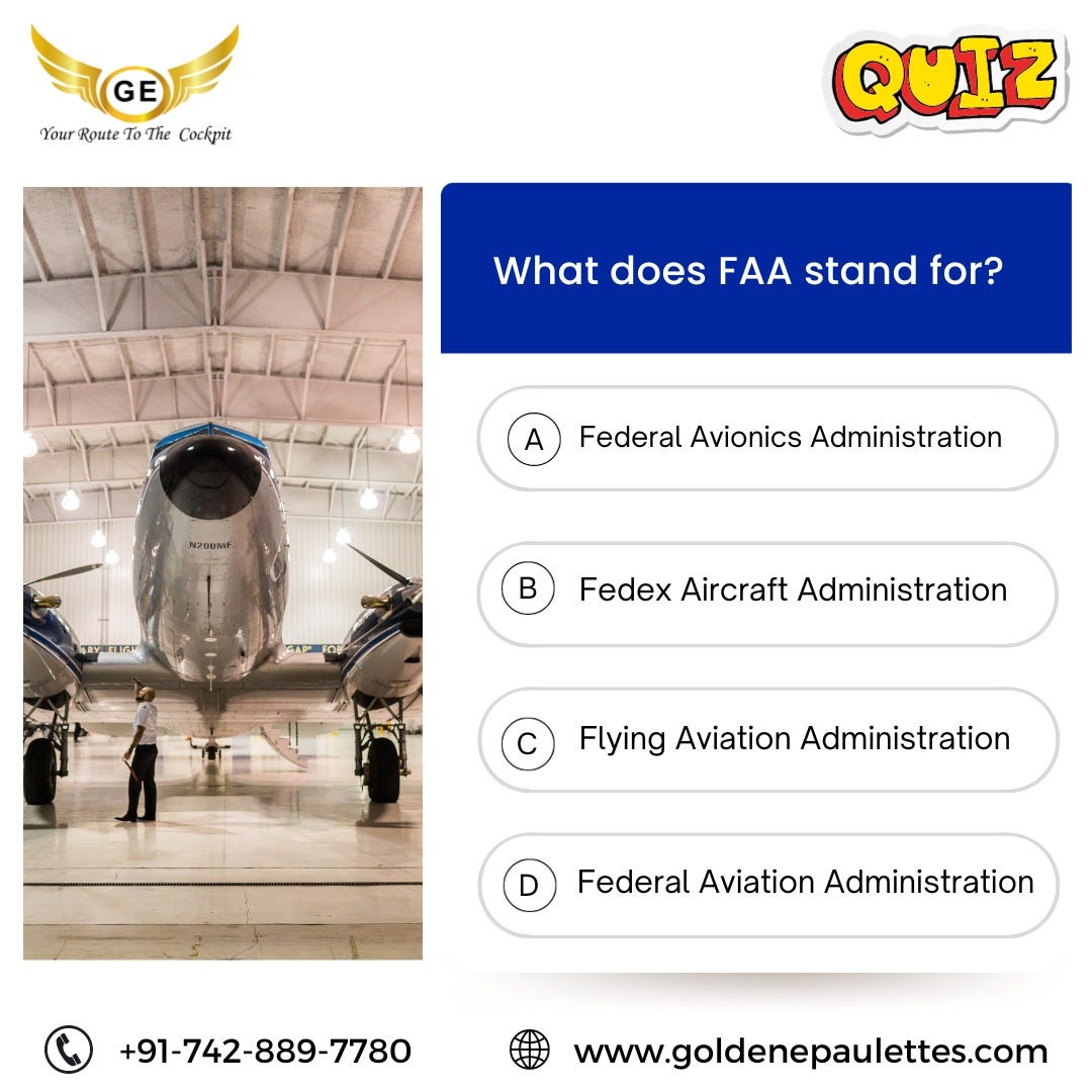 Test your knowledge with our airplane quiz! Golden Epaulettes