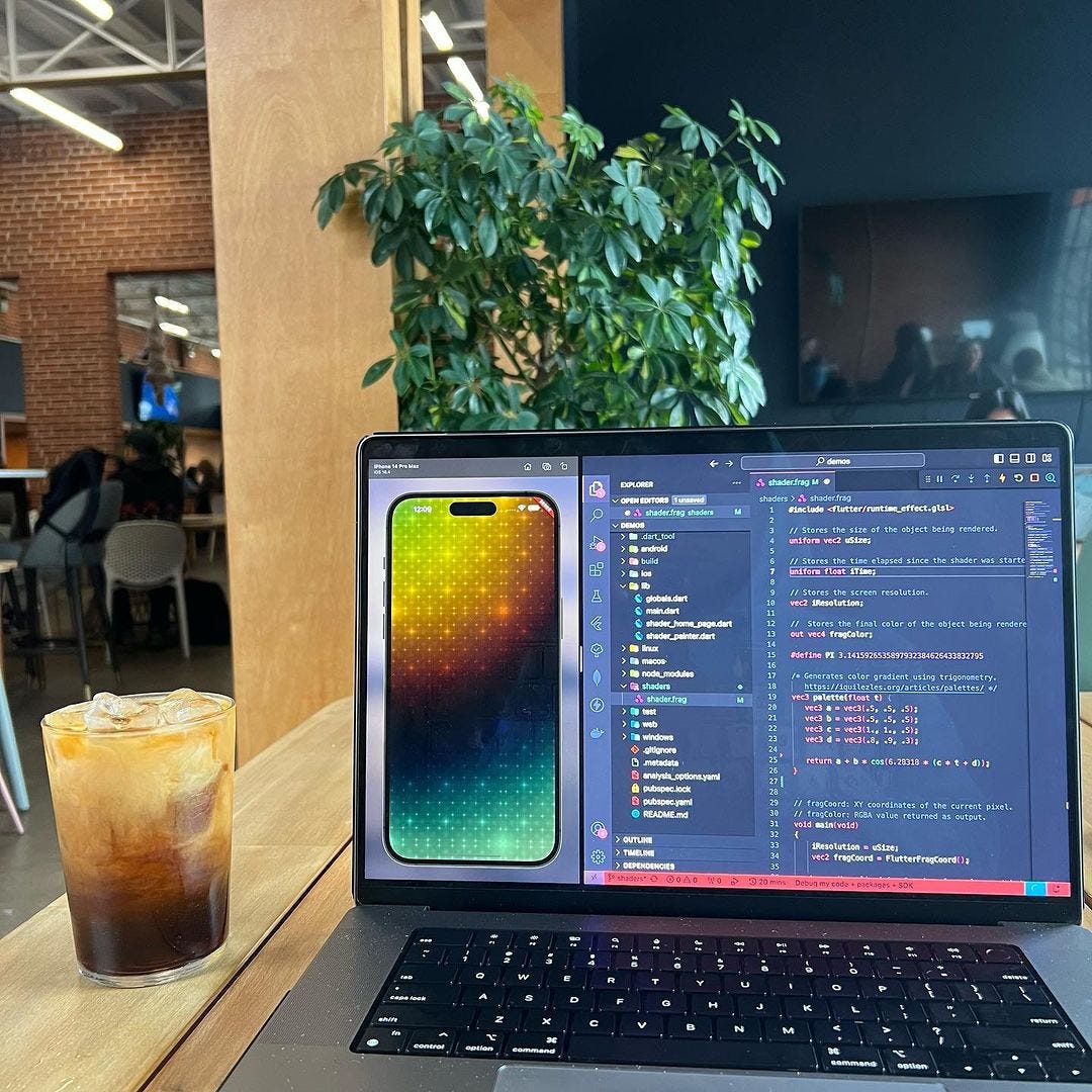 Coffee & Code — Creating Beautiful Shaders in Flutter — ☕💻 | by Trey ...