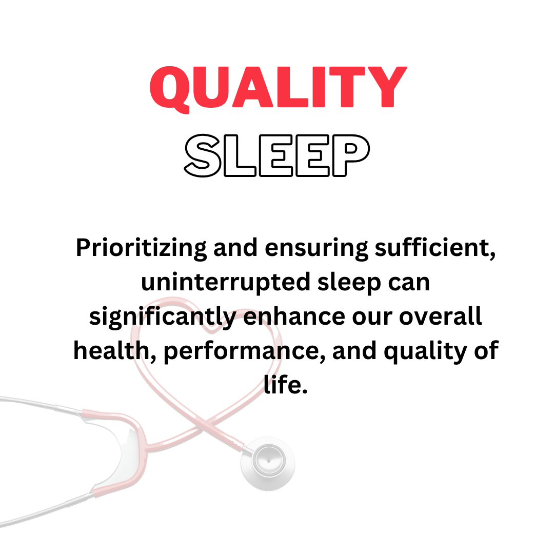 Quality sleep is essential for our physical health, mental wellbeing, productivity, emotional