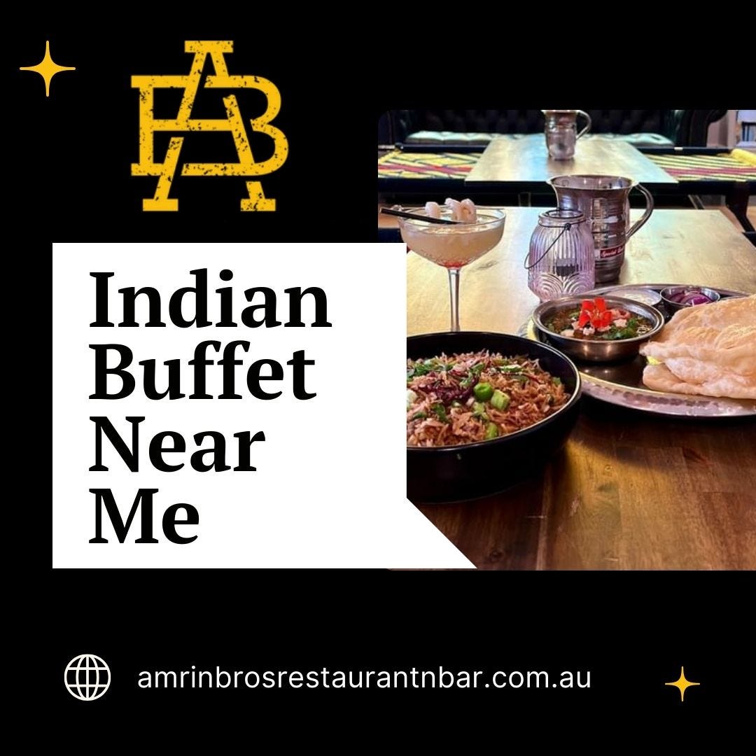 Indian buffet near me dinner