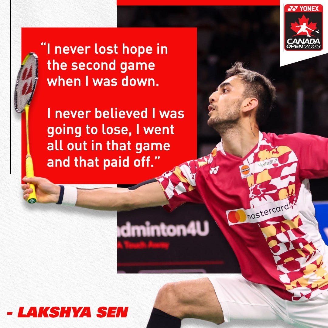 Lakshya Sen Triumphs at Canada Open 2023 After Overcoming the Effects of Corrective Nose Surgery by Vip Sports Tips Medium