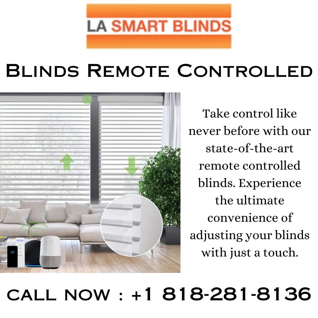Blinds Remote Controlled Lasmart Blinds Medium