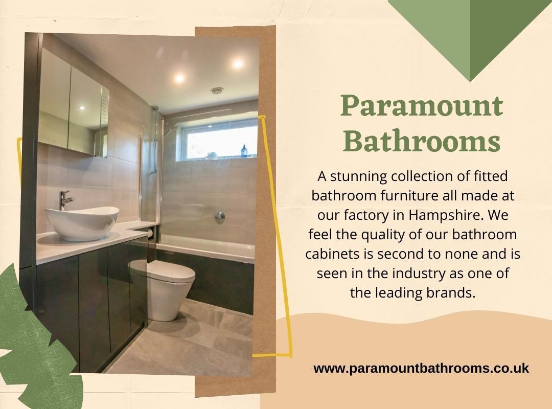 Paramount Bathrooms. Bathroom Fitted Furniture: How to… | by Paramount ...