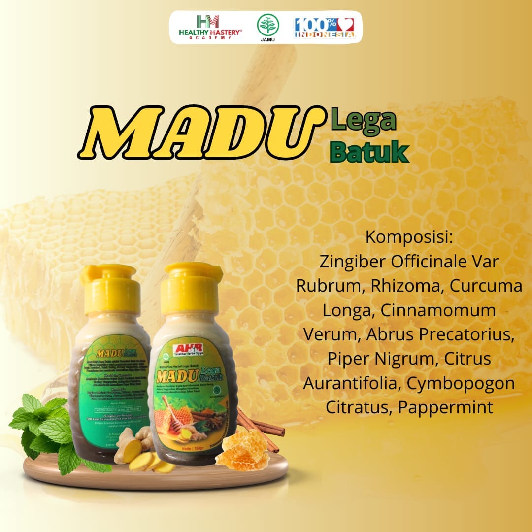 Madu Herbal Melegakan Batuk