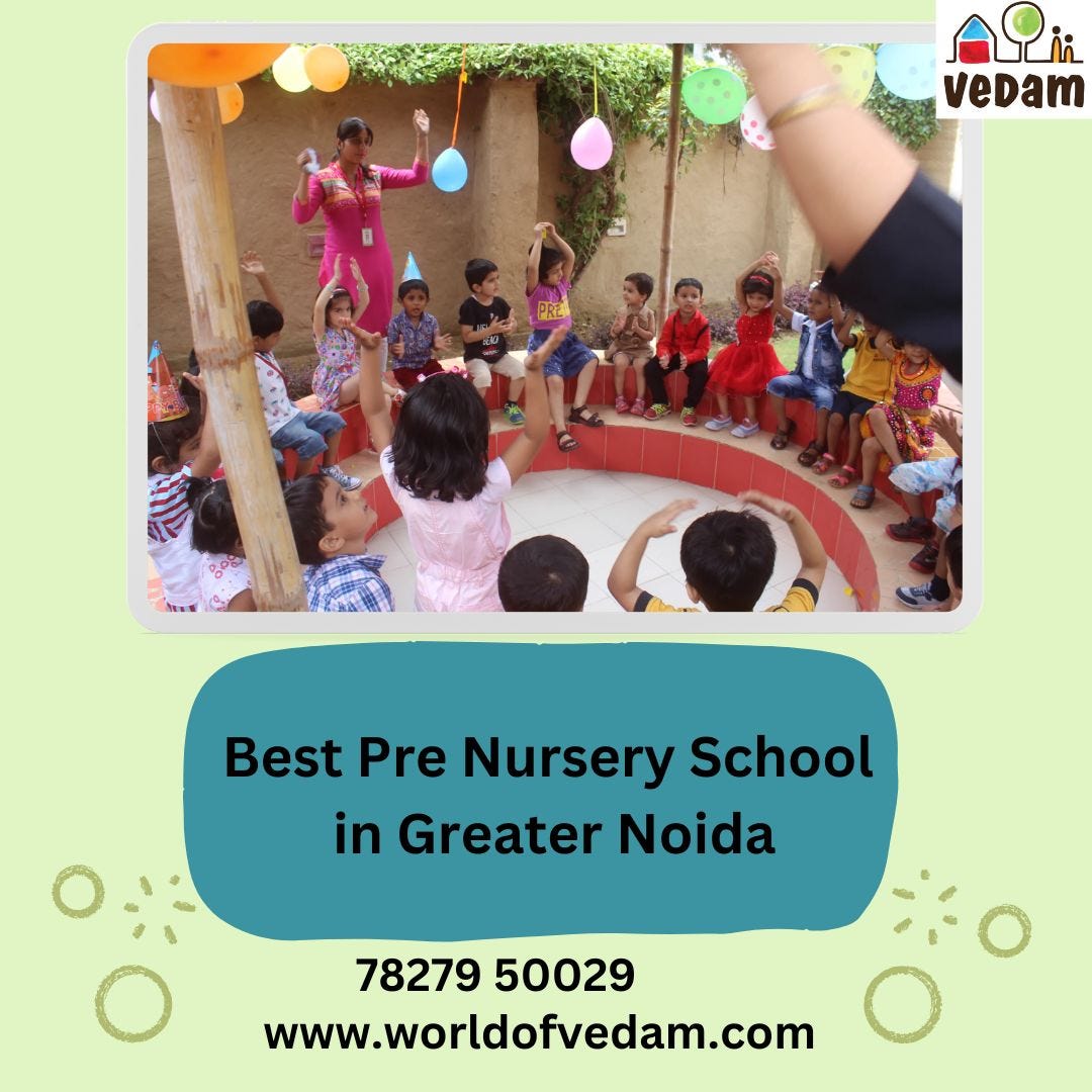 Best Pre Nursery School in Greater Noida Vedam Preschool Medium