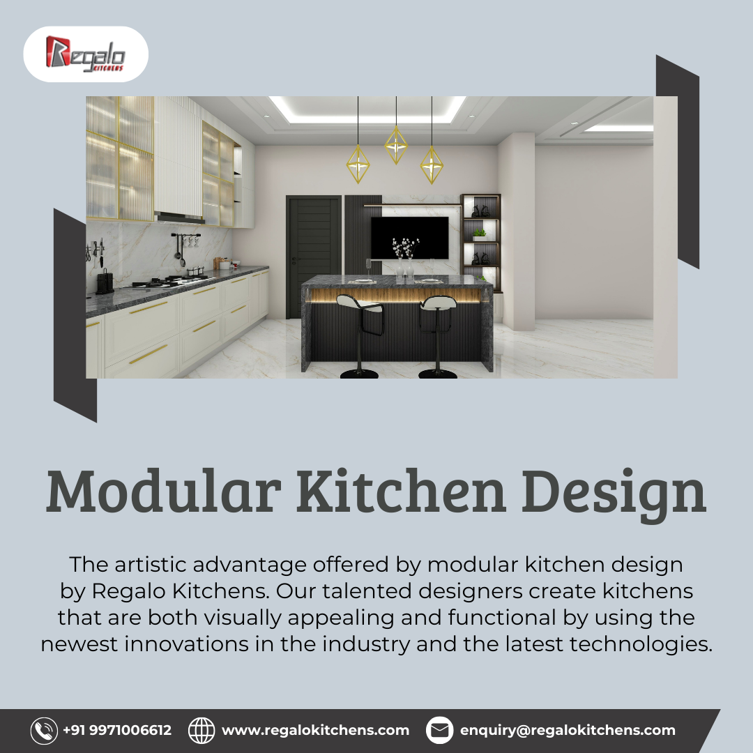 Modular Kitchen Design - Regalo Kitchens - Medium