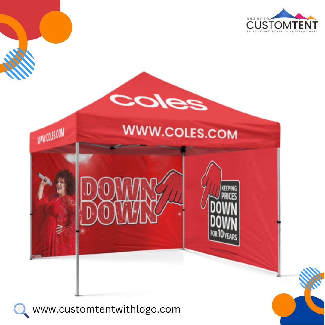 Custom Tents With Logos The Ideal Promotional Tool by