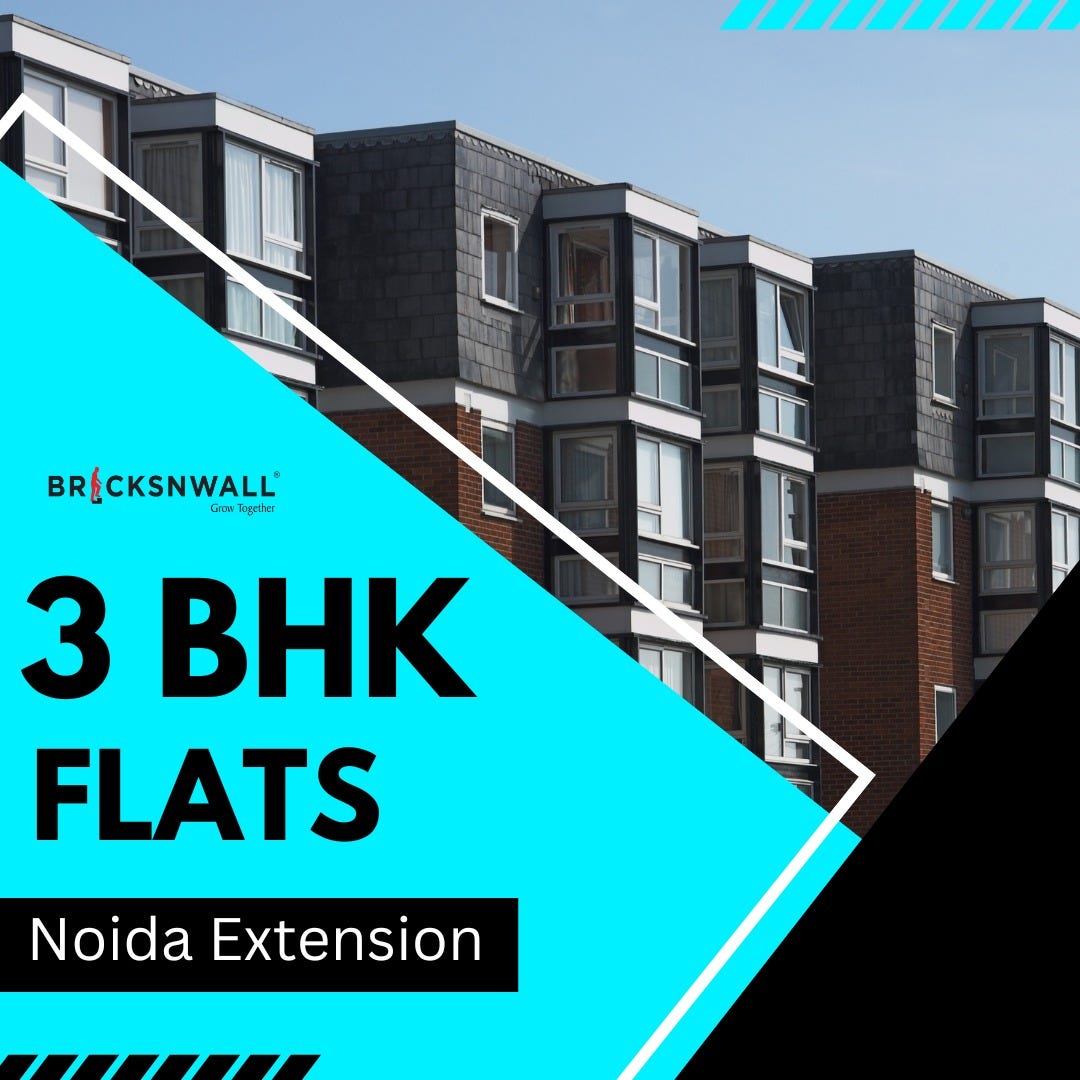 3 BHK Flats in Noida Extension Free Property Listing Site Delhi NCR