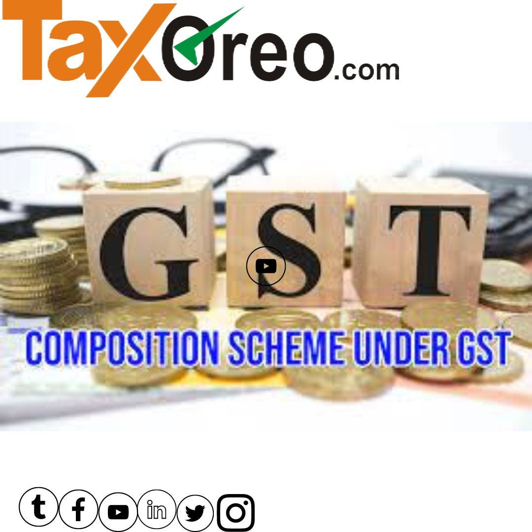GST Composition scheme. Small taxpayers who are enrolled for… by