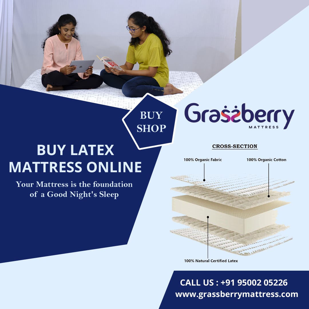 Why latex mattress is the best mattress? by grassberrymattress Apr