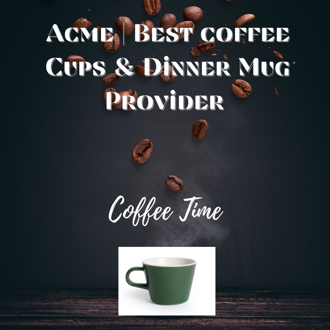Acme Best coffee Cups & Dinner Mug Provider Acme Cups Australia Medium