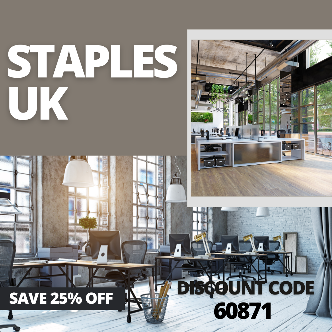 Staples UK Discount Code, Promo, Coupons — coupontoaster