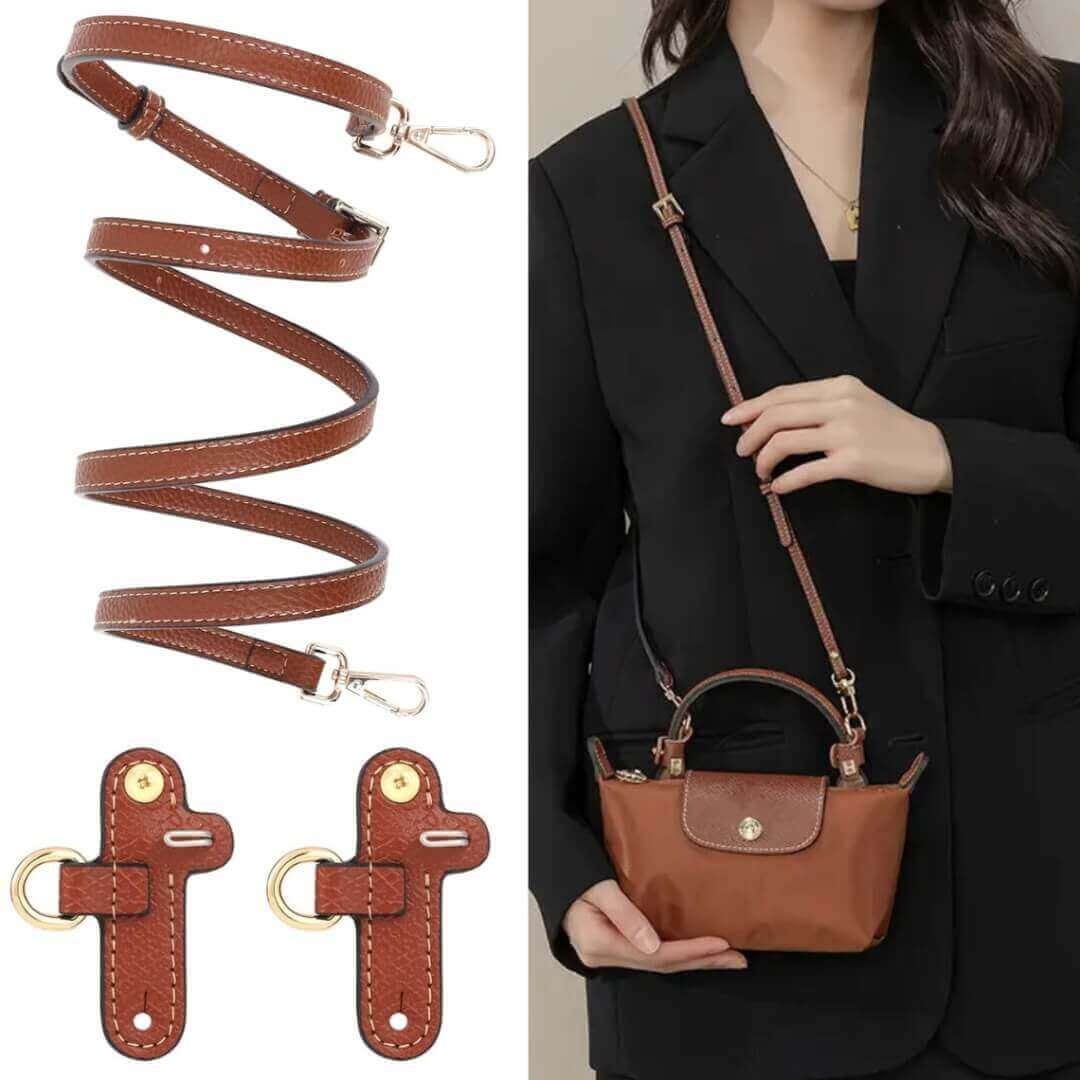 Elevate Your Longchamp Bag | Premium Adjustable Straps for Le Pliage, Neo, Cuir & Travel Bags