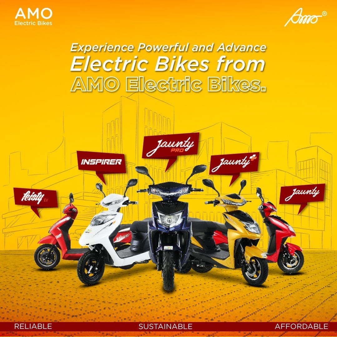 Electric Bikes & Scooter in India - Electric Scooty Price, AMO