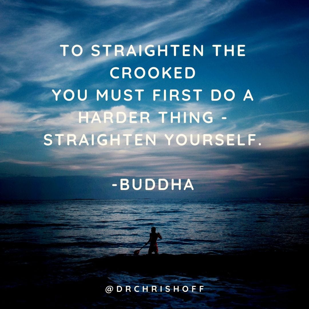 Straighten Yourself. In these difficult times it would be… | by Chris ...