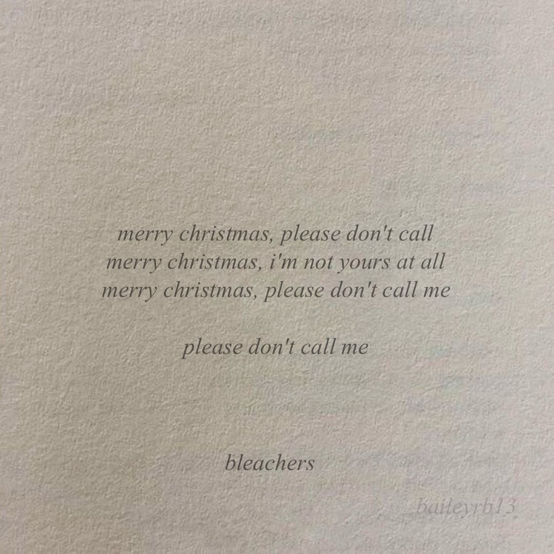 Merry Christmas, please don’t call.
