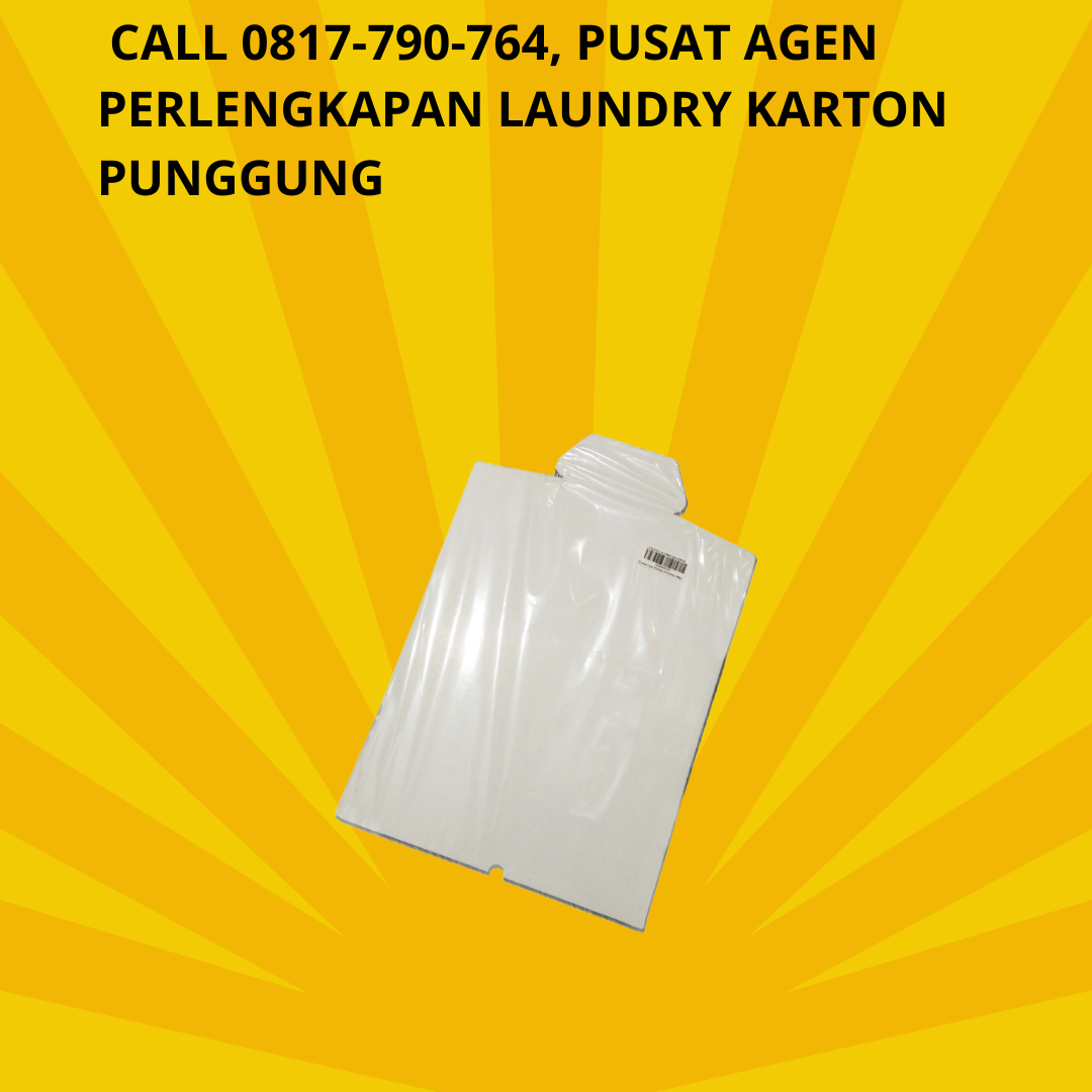 PERLENGKAPAN LAUNDRY JAKARTA Karton punggung Kenapa Harus Memilih