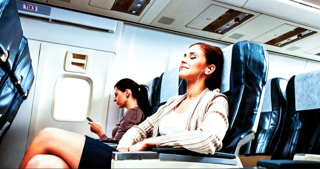 Why do flight attendants order passengers to take off and land to open