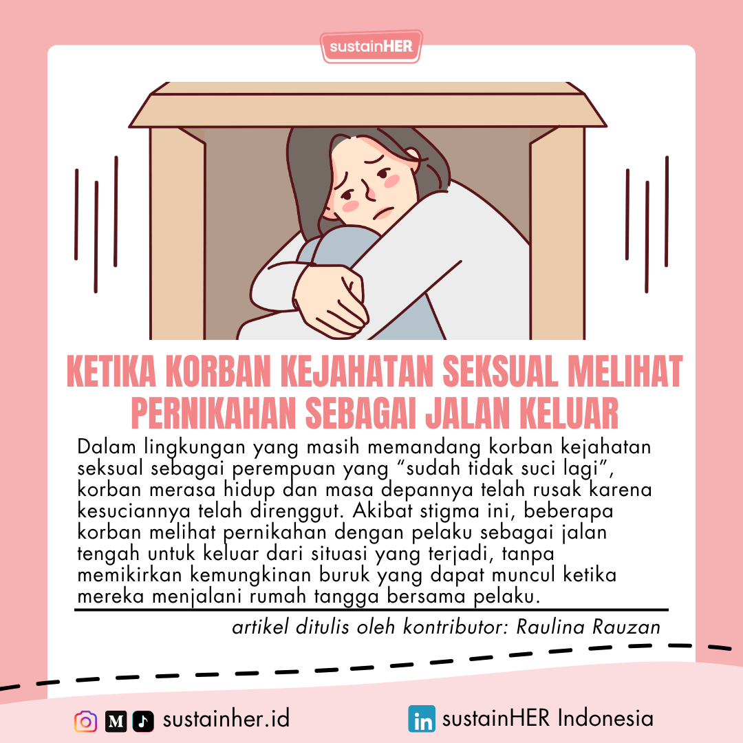 Ketika Korban Kejahatan Seksual Melihat Pernikahan Sebagai Jalan Keluar