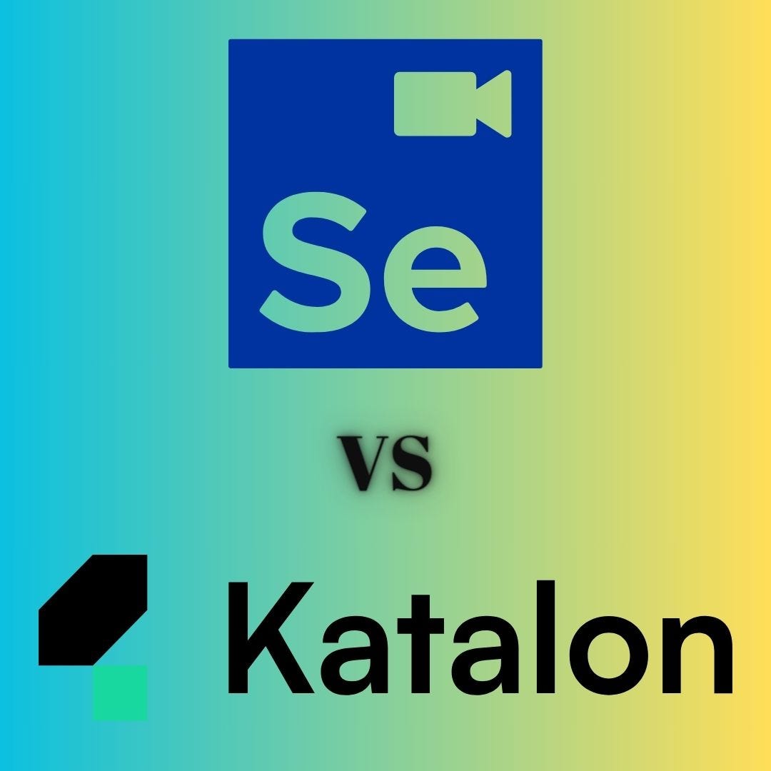 Selenium IDE vs Katalon Studio.  uygulamalarının test edilmesi… by