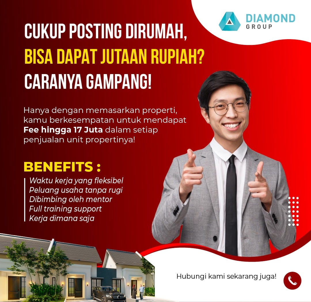 Kerja Dari Rumah, Berpenghasilan Puluhan Juta! by Rumah Strategis