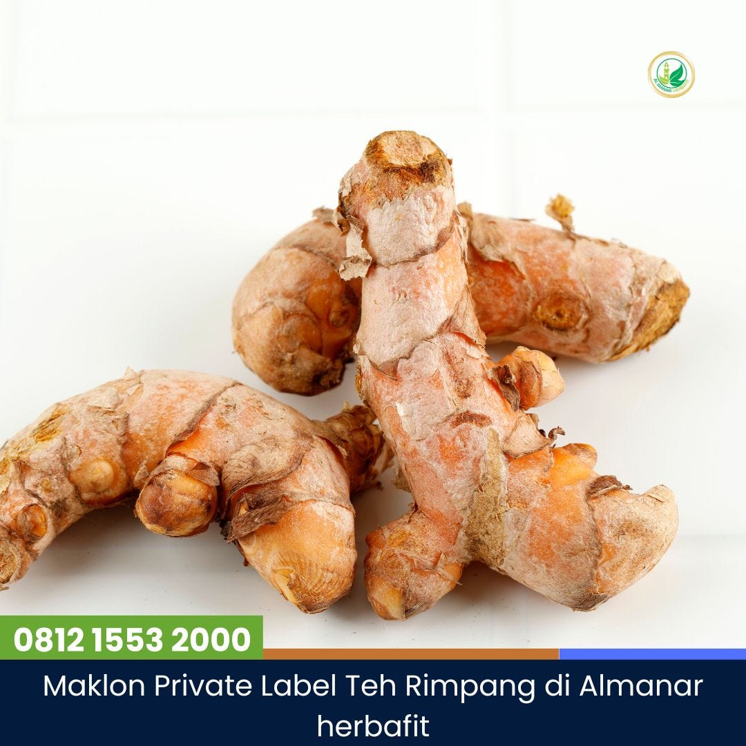 Maklon Private Label Teh Rimpang di Almanar herbafit