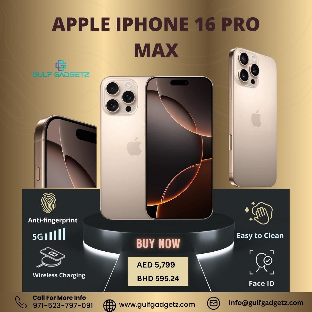 📱✨ Introducing the Apple iPhone 16 Pro Max! ✨📱