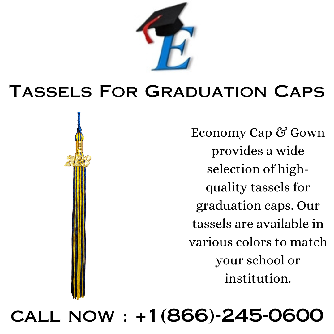 Tassels For Graduation Caps Economy Cap and Gown Medium