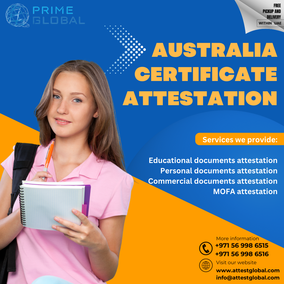 Streamlining Success: Australia Certificate Attestation Services in the ...