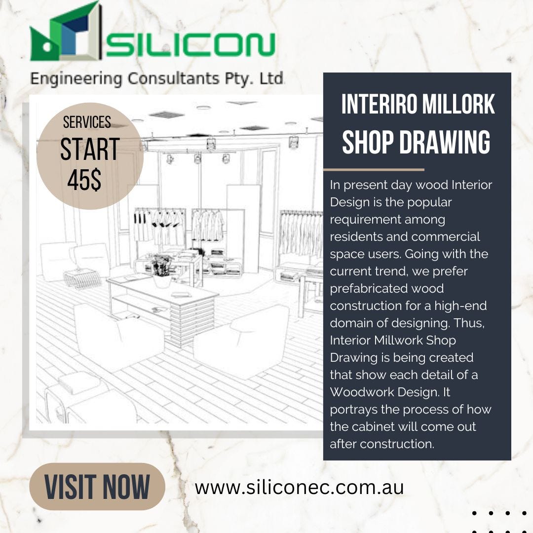Interior Millwork Shop Drawing Services Australia Silicon Engineering